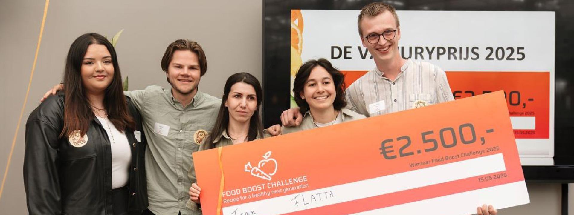 Studententeam Flatta van de opleiding Food Commerce & Technology 
